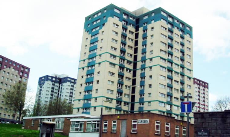 A block of flats in Barton Hill, Bristol