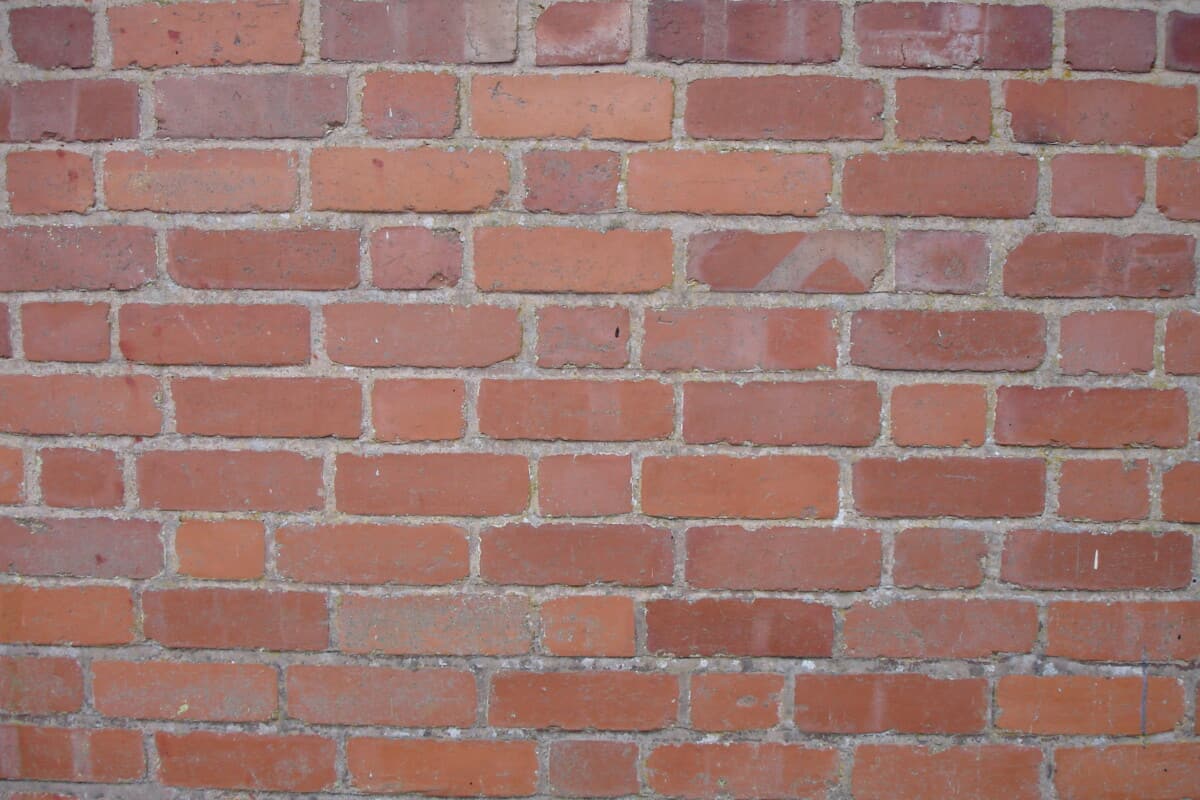 A solid brick wall
