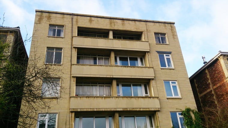 A block of flats in Bristol