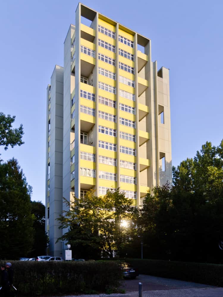 A block of flats in Berlin, Germany