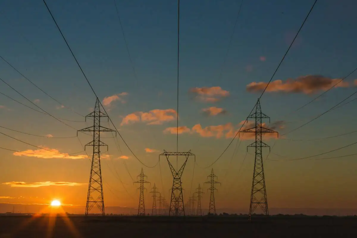 Electricity pylons